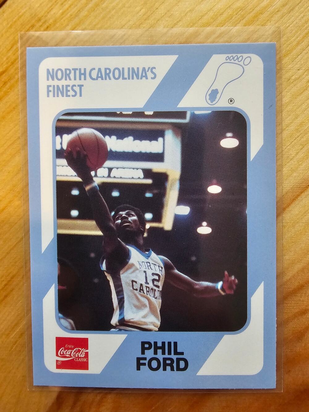 Phil Ford 1989 Collegiate Collection #7 - North Carolina's Finest - Fresh Pull